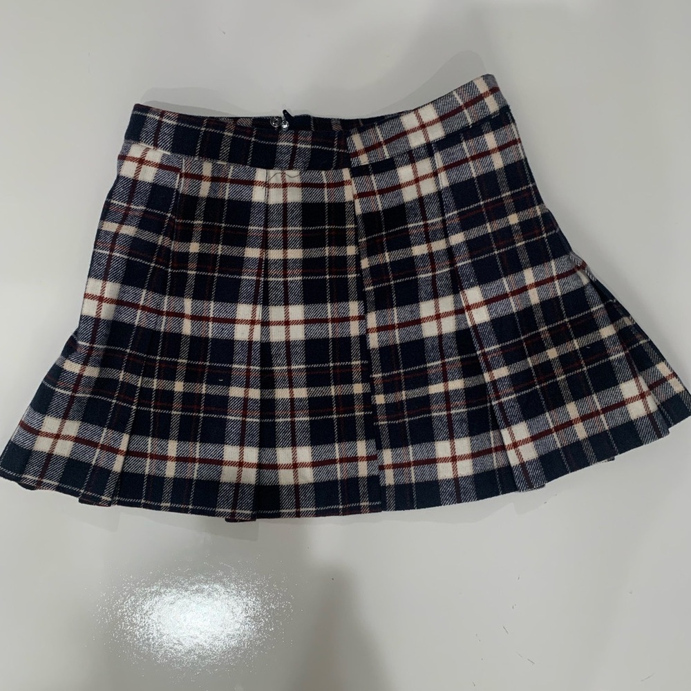 H and M school girl  Pleated plaid Women's Skirt size 6 School Girl Preppy